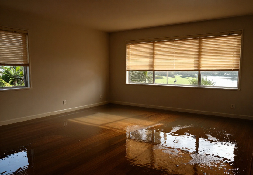 Contaminated carpet in a Stanmore living room before cleanup